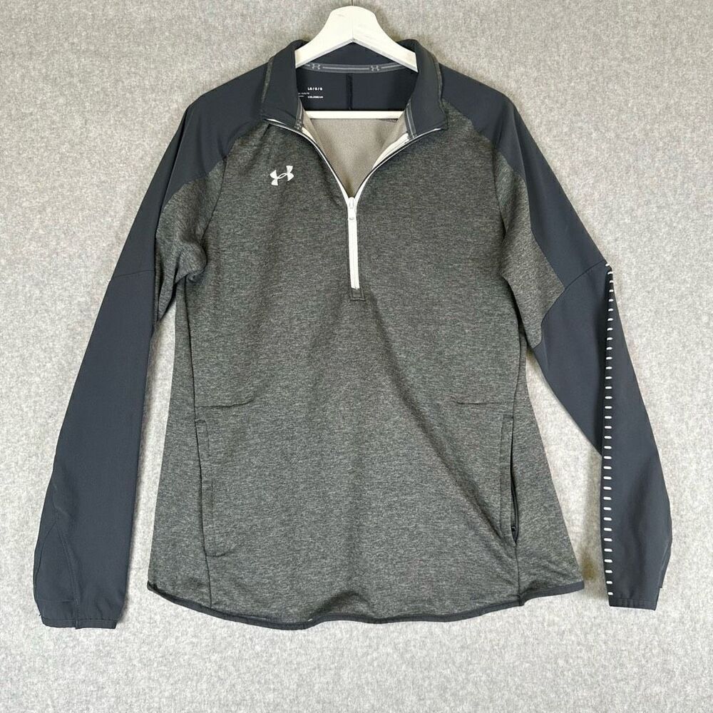 Under Armour Men’s Size Large Long Sleeve Relaxed Activewear Pullover Shirt Grey